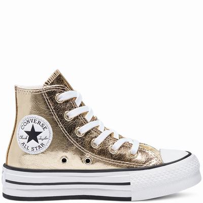 Gyerek Converse Digital Powder EVA Platform Chuck Taylor All Star Platform Cipő CO1576094 Arany/Fehé